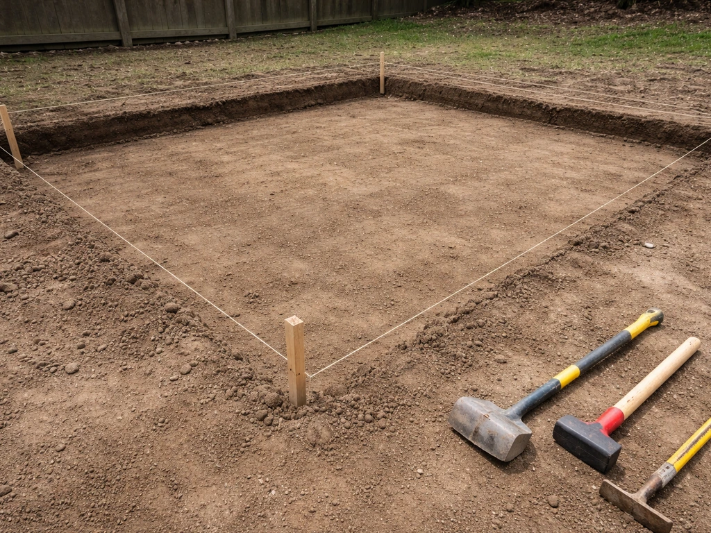 How to Excavate for a Patio Paver Base Step by Step