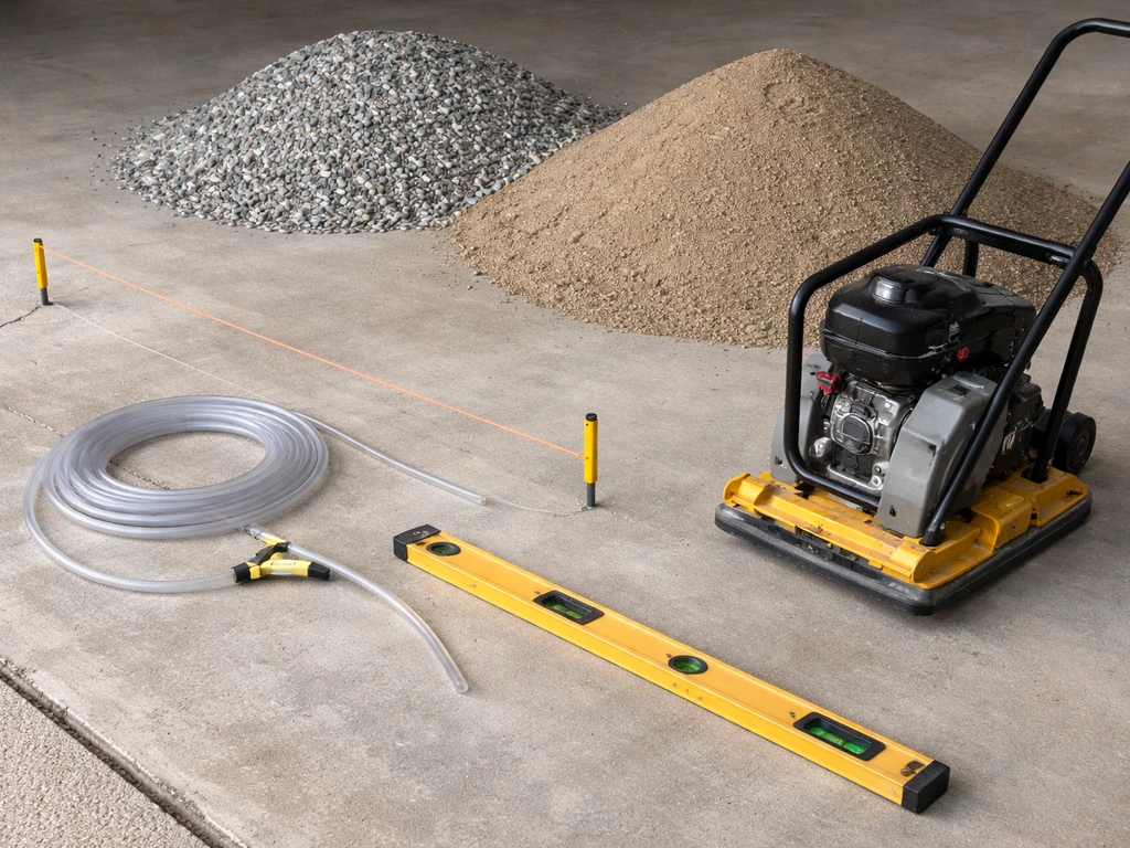 how to make a patio level