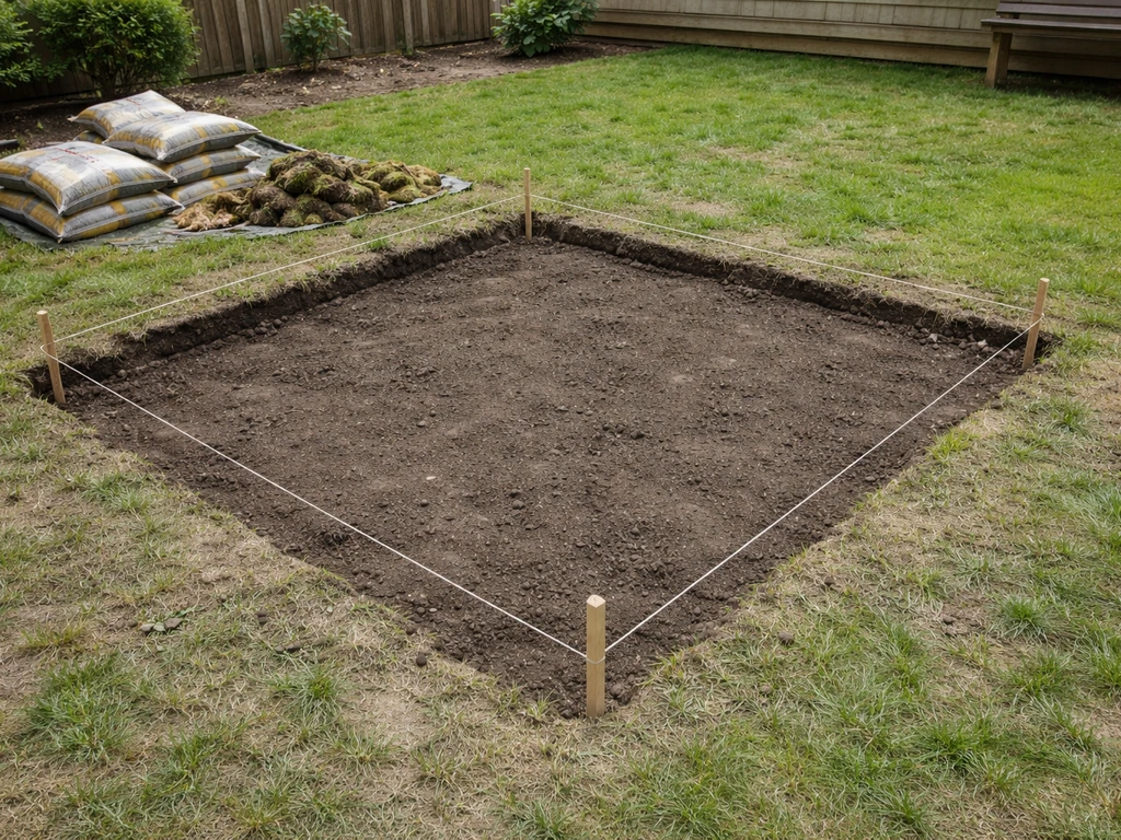 how to remove grass from patio