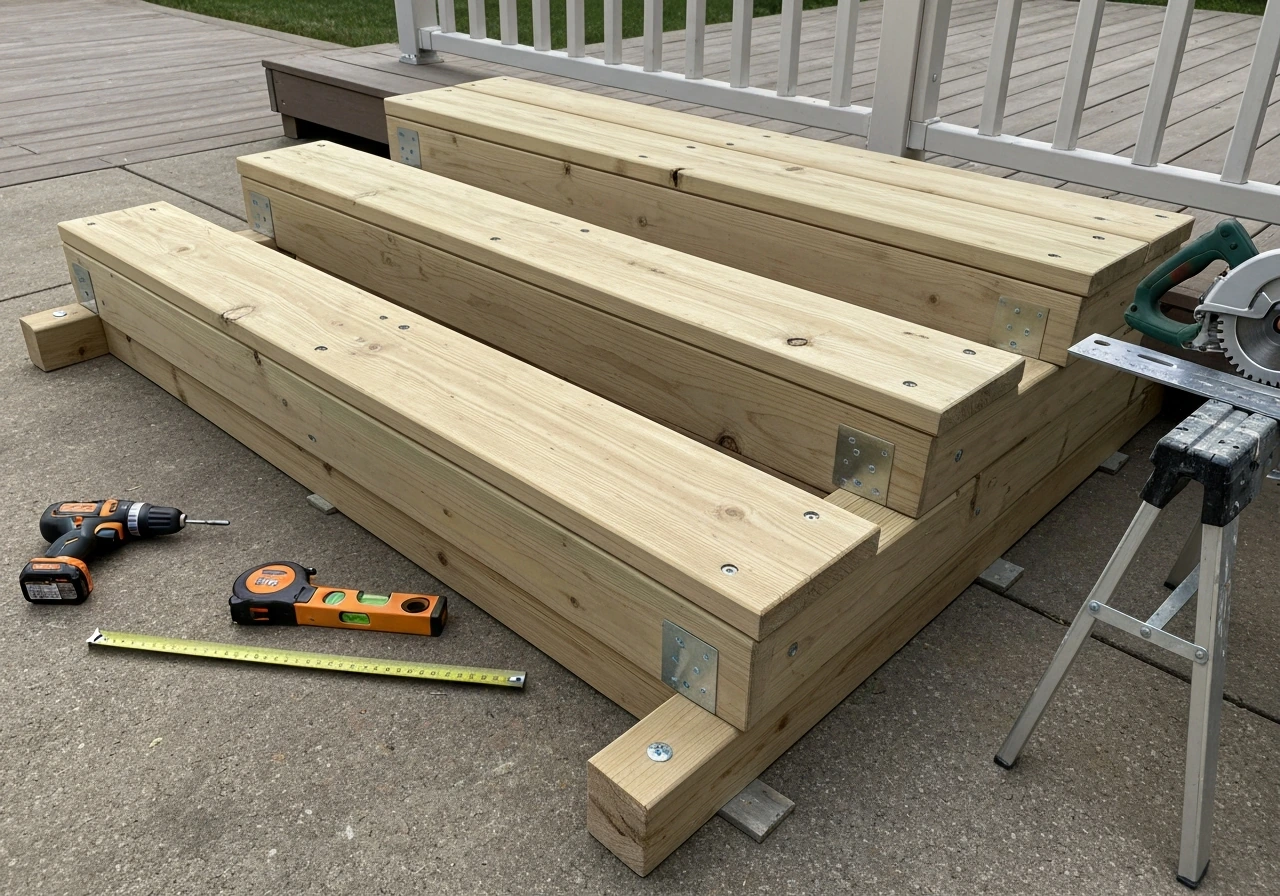 DIY Wood Patio Steps: How to Build Safe, Durable Steps