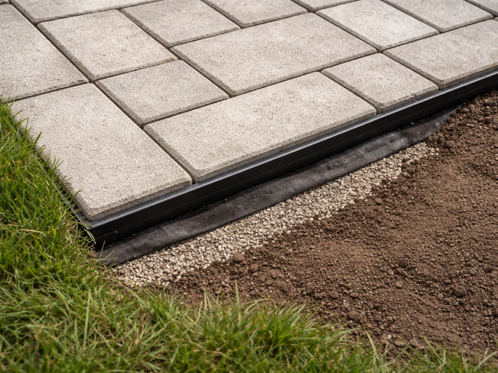 how to separate grass from patio