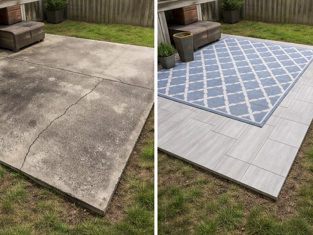 How to Cover an Ugly Patio: DIY Fixes That Last