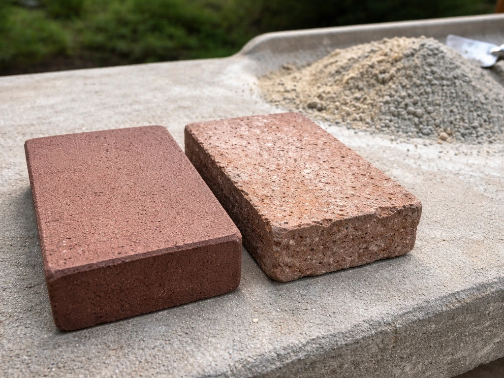 brick steps patio